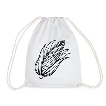 Corn - Drawstring Bag - white - Front