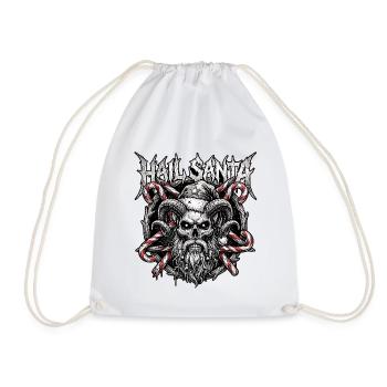 Death Metal Christmas - Drawstring Bag - white - Front