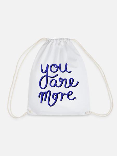 Tu es plus - Sac de sport léger - blanc