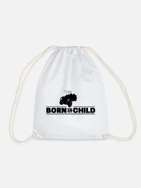 Born 2B Child - Bobbycar - Turnbeutel - Weiß
