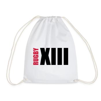 Rugby - Drawstring Bag - white - Front