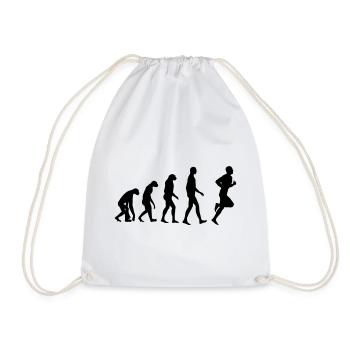 Course à Pied / Running / Jogging / Coureur - Sac de sport léger - blanc - Devant