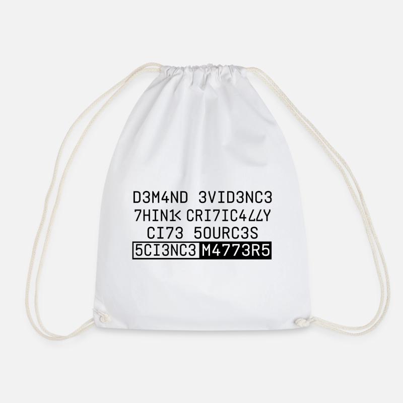 Science Matters - Drawstring Bag - white