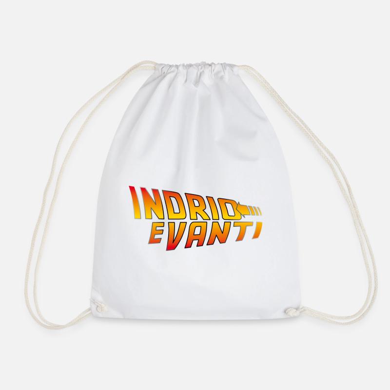 Indrio e vanti - zurück und vorwärts - Turnbeutel - Weiß
