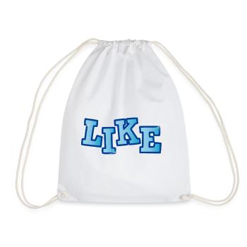 COMME LE LETTRAGE AVEC BRILLANT - Sac de sport léger - blanc - Devant