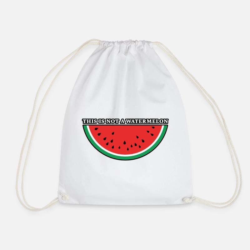 Das ist keine Wassermelone - Turnbeutel - Weiß