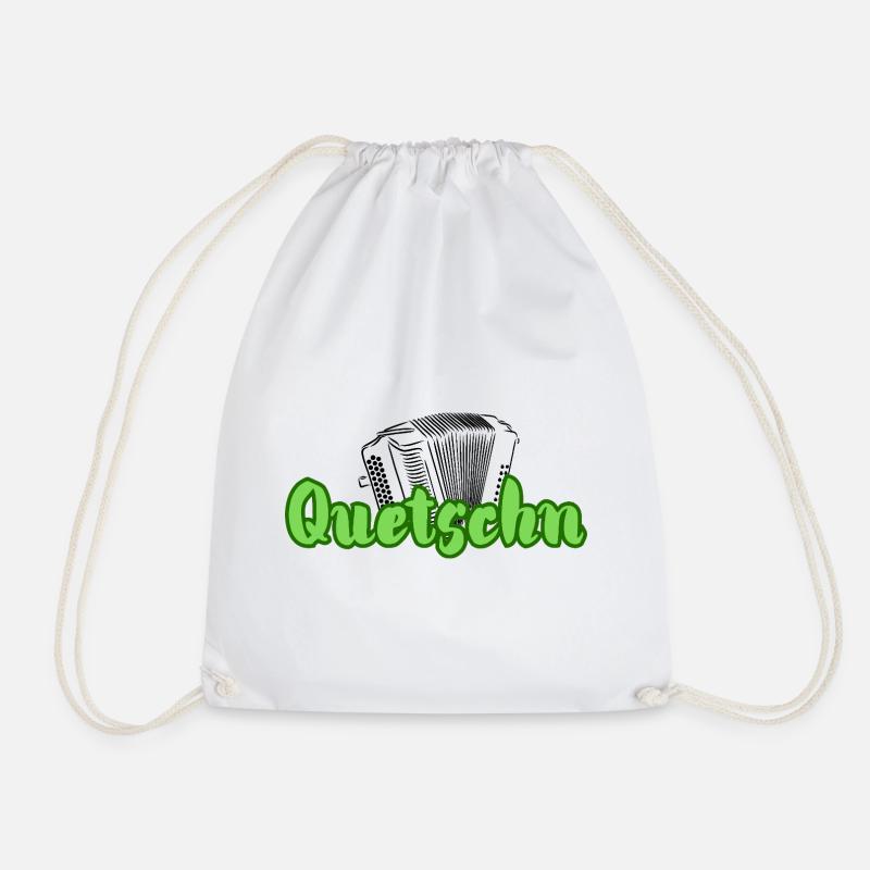 Squeeze - Drawstring Bag - white