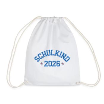 Justaucorps scolaire scolaire 2026 Inscription au collège - Sac de sport léger - blanc - Devant