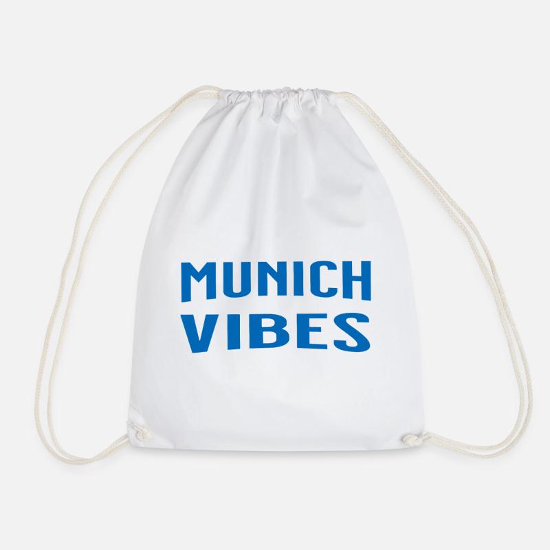 Munich Vibes - Drawstring Bag - white