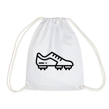 Fußballschuhe - Turnbeutel - Weiß - Vorne