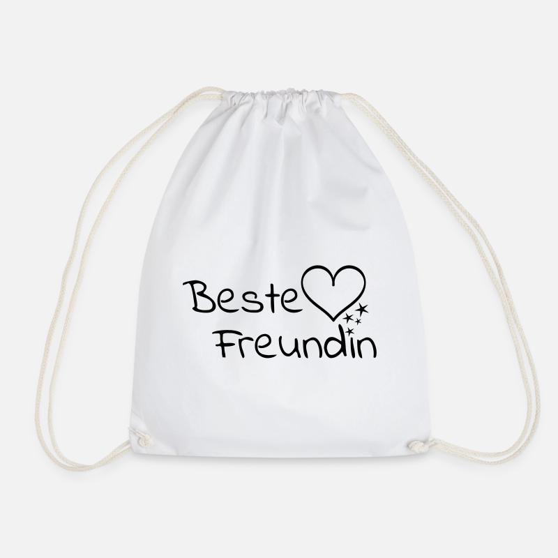 Beste Freundin - Turnbeutel - Weiß