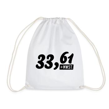 40th Birthday - Drawstring Bag - white - Front