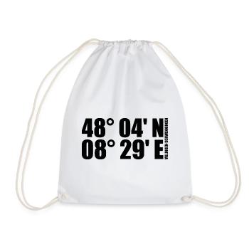 Coordonnées de Villingen-Schwenningen - Sac de sport léger - blanc - Devant