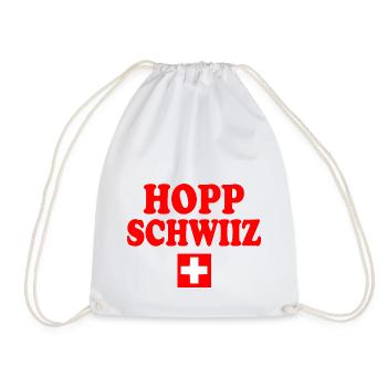 Hopp schwiiz - Sac de sport léger - blanc - Devant
