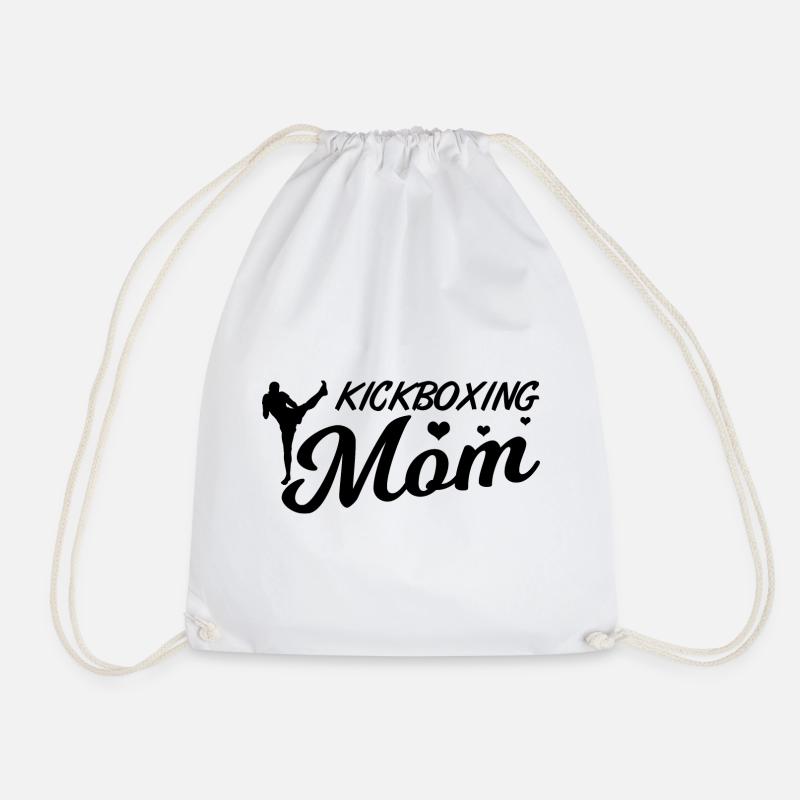 Kickboxer Mama - Turnbeutel - Weiß