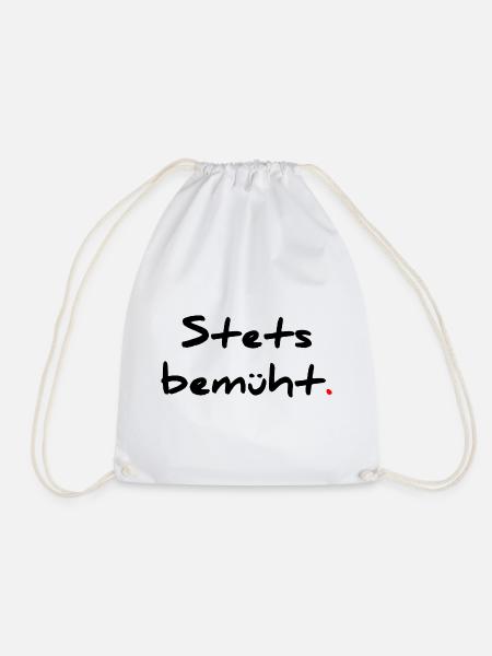 Stets bemüht - Turnbeutel - Weiß