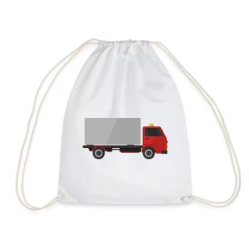 Truck - Drawstring Bag - white - Front