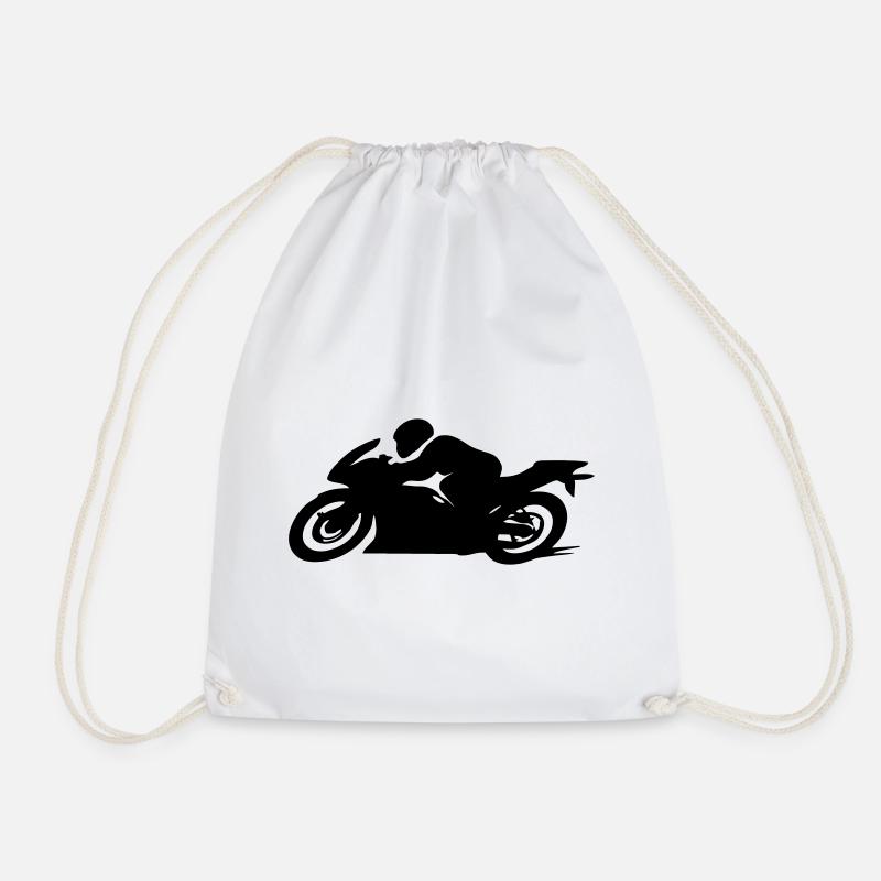 motocyclette - Sac de sport léger - blanc
