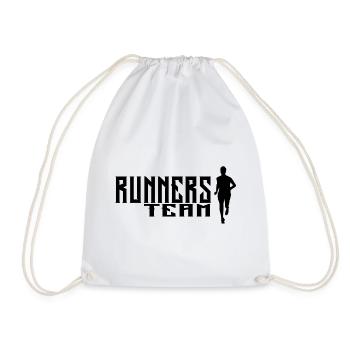 Runners Team - Drawstring Bag - white - Front
