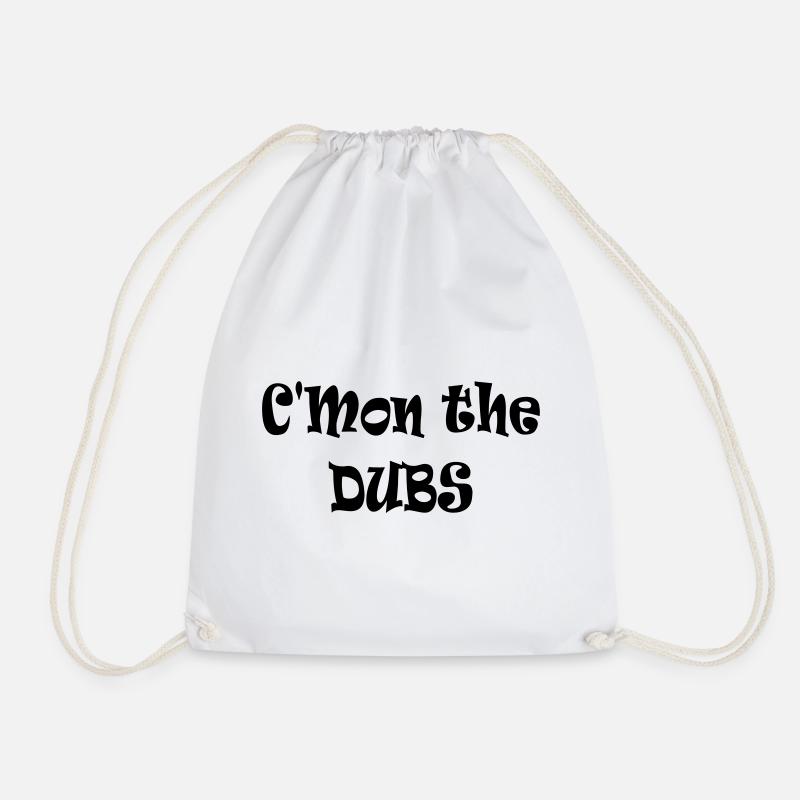 C’mon the Dubs - Drawstring Bag - white