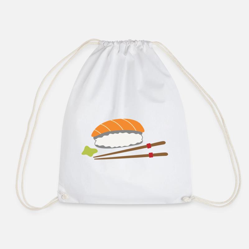 Sushi - Turnbeutel - Weiß