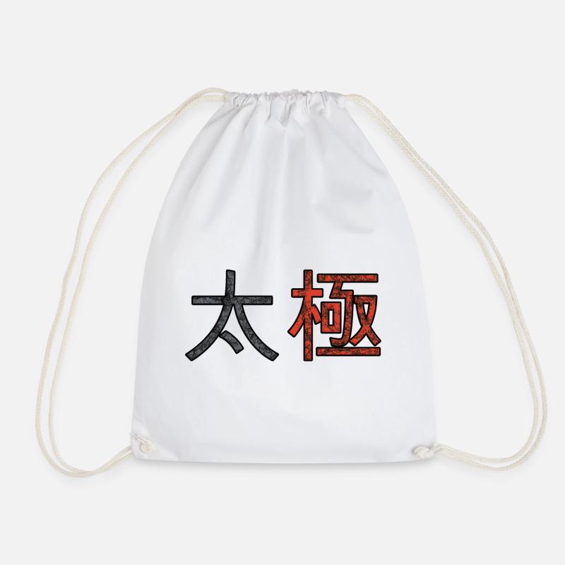 Tai Chi - Turnbeutel - Weiß