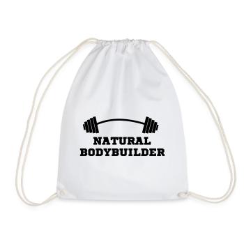 Fitnessstudio - Turnbeutel - Weiß - Vorne