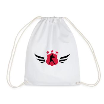 Boxing / Boxen / Boxe - Drawstring Bag - white - Front