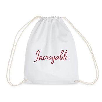 Incroyable - Sac de sport léger - blanc - Devant
