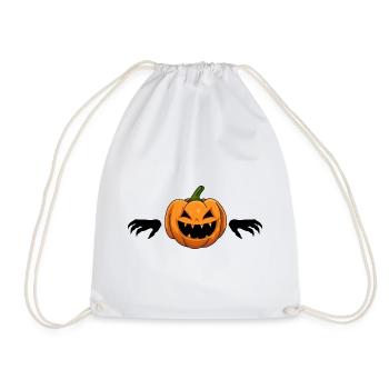 Citrouille Halloween - Sac de sport léger - blanc - Devant