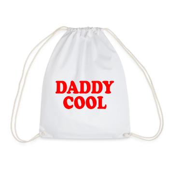 Daddy cool - Drawstring Bag - white - Front