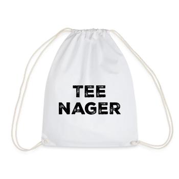 Teenager - Drawstring Bag - white - Front