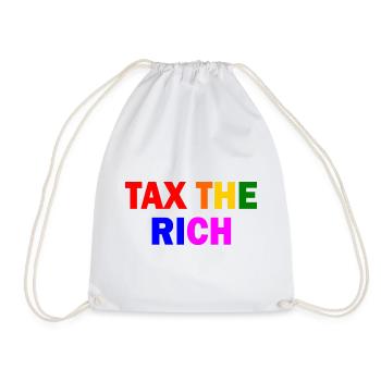 Tax the rich - Turnbeutel - Weiß - Vorne