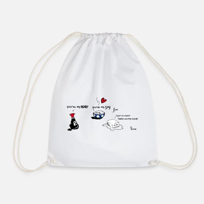 Roll in Love 3 - Drawstring Bag - white