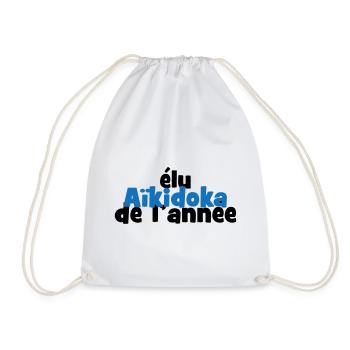 Aïkido - Art Martial - Aïkidoka - Sac de sport léger - blanc - Devant
