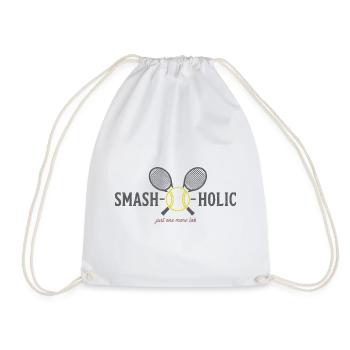 Tennis SMASH-o-holic Hoodie, Socks, Pillow - Drawstring Bag - white - Front