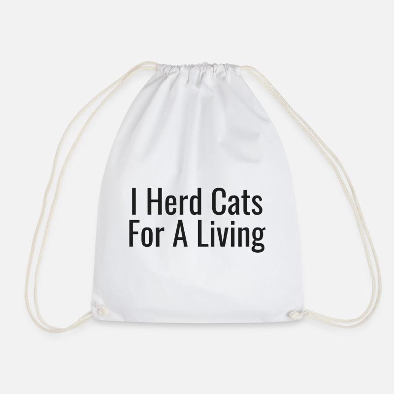 Project Manager - Drawstring Bag - white