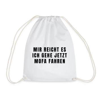 Mofa Spruch - Turnbeutel - Weiß - Vorne