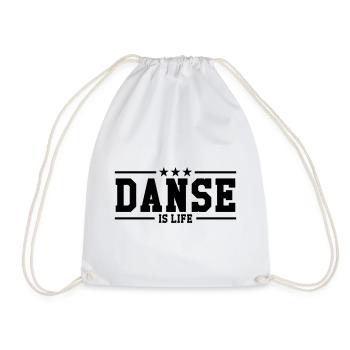 Danse is life ! - Sac de sport léger - blanc - Devant