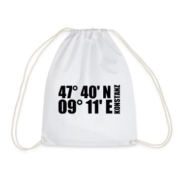Coordonnées de constance - Sac de sport léger - blanc - Devant