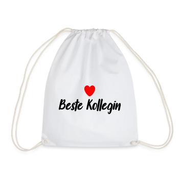 Beste Kollegin - Turnbeutel - Weiß - Vorne