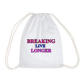 Breaking - danse - Sac de sport léger - blanc - Devant