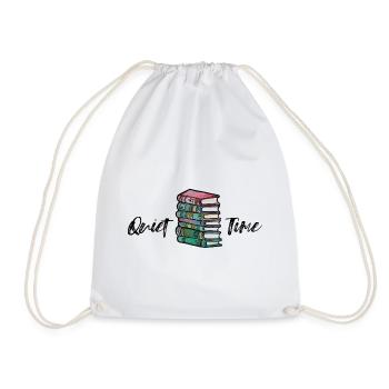 Illustration d’une pile vibrante de livres - Sac de sport léger - blanc - Devant