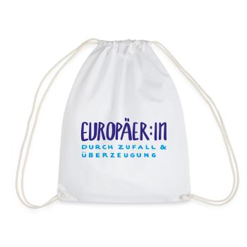 Europäer:in  - Turnbeutel - Weiß - Vorne