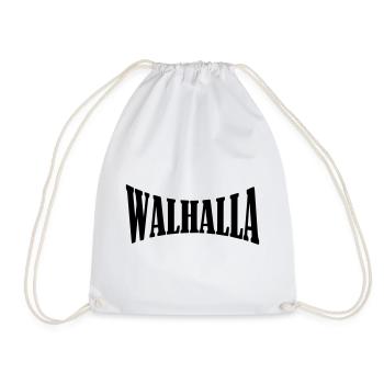 walhalla viking wikinger shirt - Turnbeutel - Weiß - Vorne