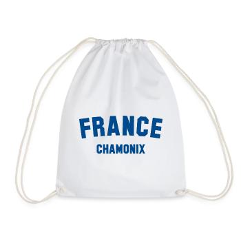 CHAMONIX France - Turnbeutel - Weiß - Vorne