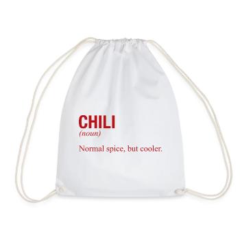 CHILI - Drawstring Bag - white - Front