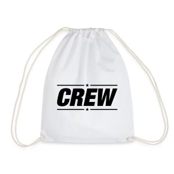 crew - Drawstring Bag - white - Front