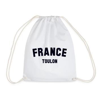 Toulon, France, France - Sac de sport léger - blanc - Devant