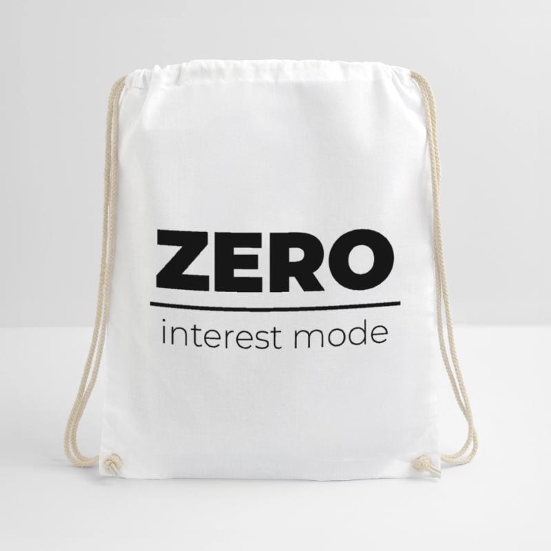 Zero Interest Mode | Minimal Statement Turnbeutel